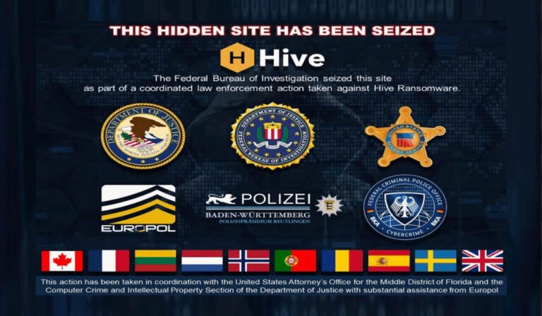 Hive Ransomware Gang Disrupted; Servers and Dark Web Site Seized