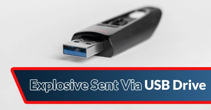 A Military-Type Explosive Sent Via USB Drive