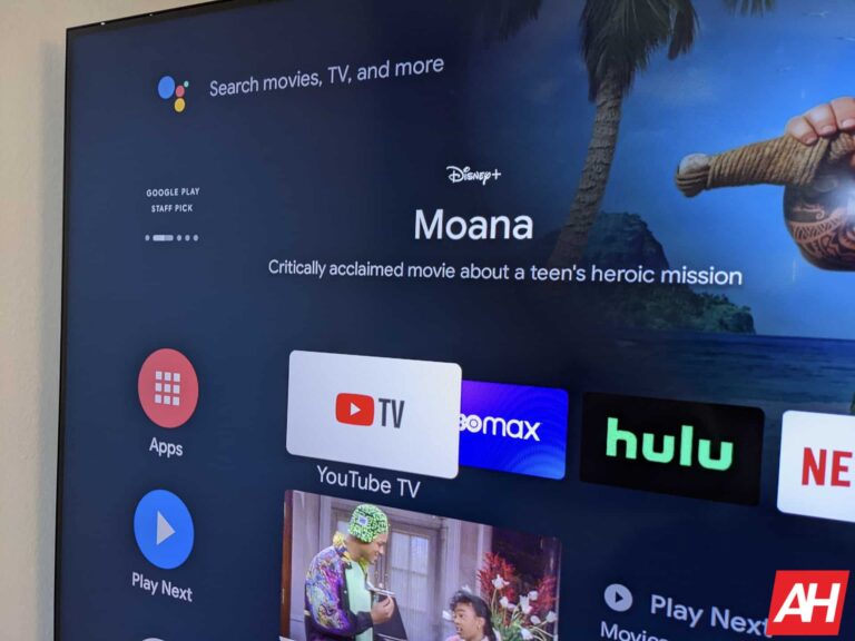 Google adds account switcher to Android TV home screen