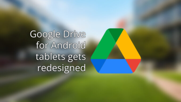 Drive for Tablets is the latest app to get a fresh coat of paint