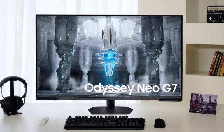 Samsung’s 43-inch Odyssey Neo G7 gaming monitor is now available