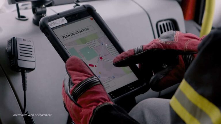 Firefighters in France use Samsung’s rugged Galaxy Tab Active 3 tablet