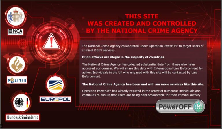 UK’s NCA infiltrates cybercrime market with fake DDoS sites