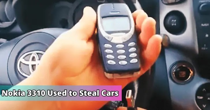 Hackers Using Old Nokia 3310 Phone to Start Car Without Key