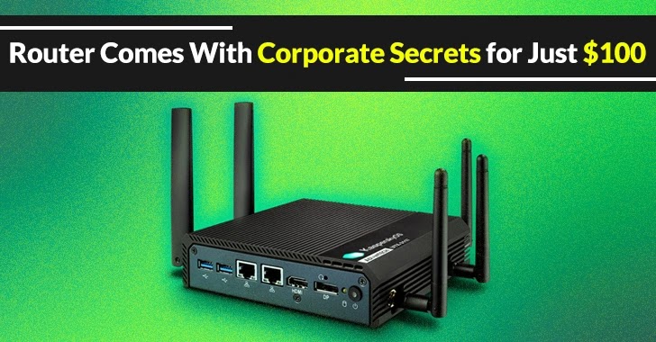 Used Routers Fully Loaded With Corporate Secrets for Just $100