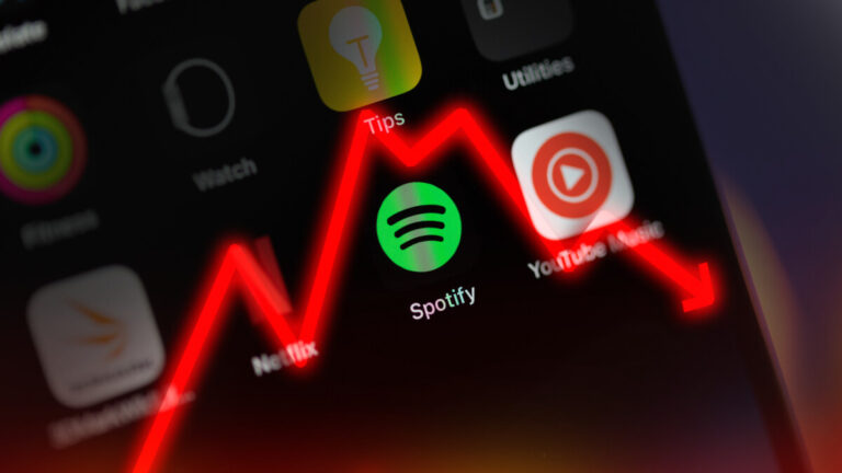 Spotify saw a surprising rise of subscribers, but its lone-wolf status prevented it from making a turnover