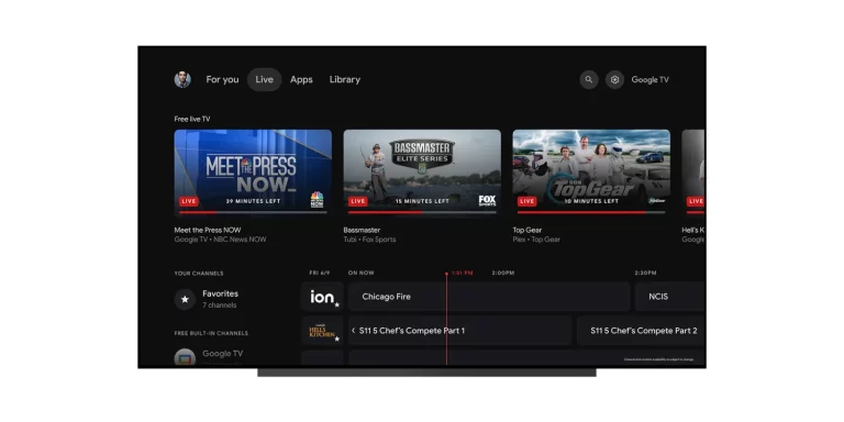 Google TV adds FAST Channels to the Live Tab