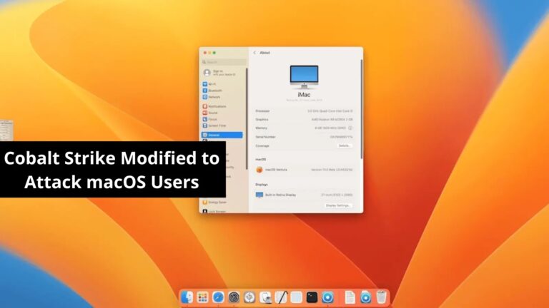 Hackers Modified Cobalt Strike Capabilities to Attack macOS Users
