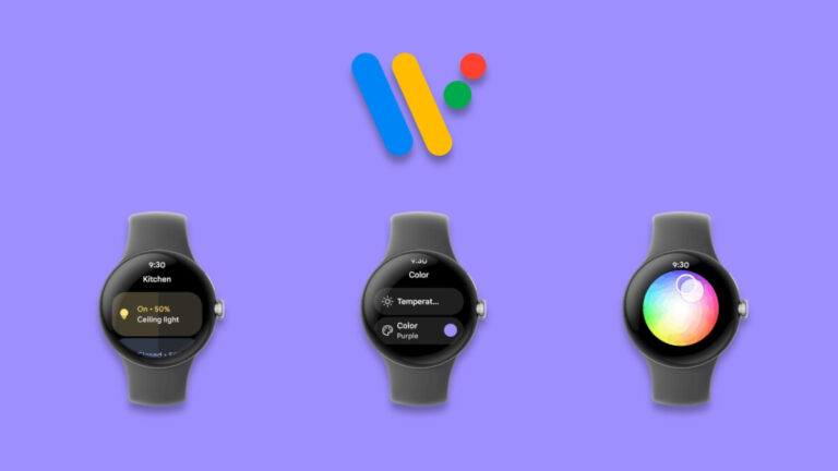 Google Home app for Wear OS adds smart lights color and temperature changing controls and more