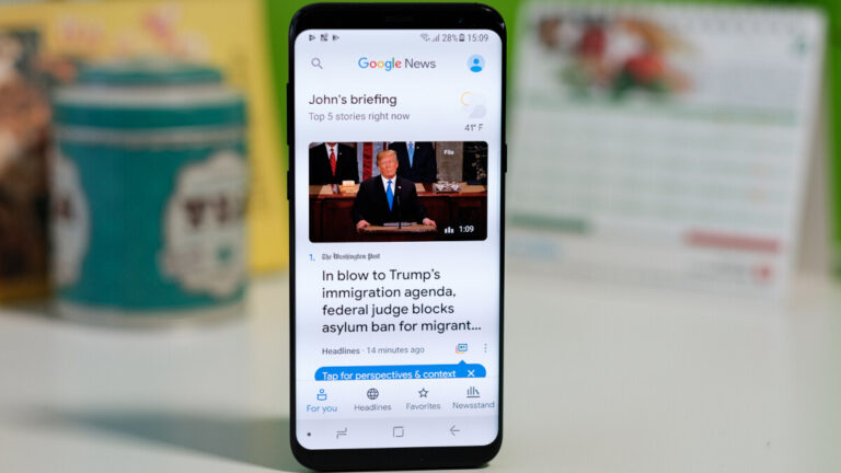 Google News smartphone app gets limited Material You makeover