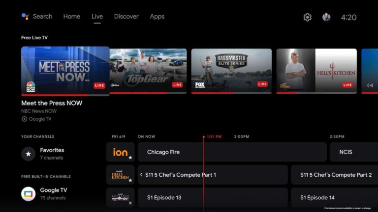 Android TV users can now watch live TV