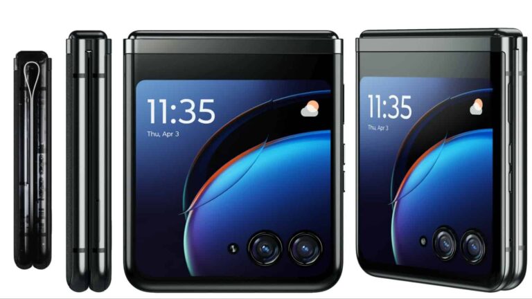 Motorola Razr 40 Ultra design shown from all sides ahead of launch