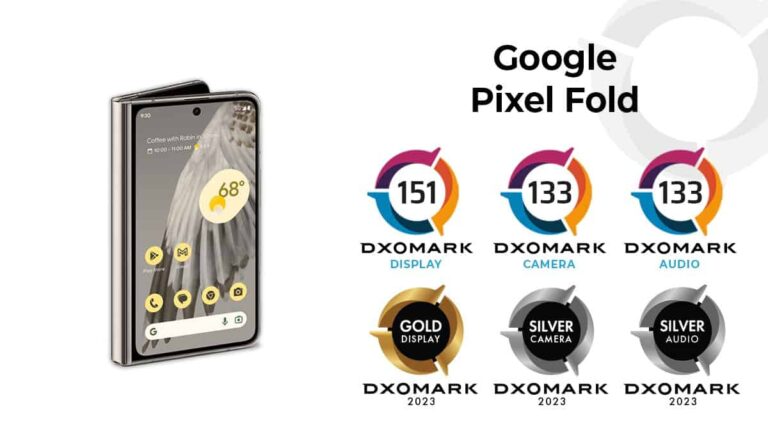 Main Pixel Fold display & camera performance praised by DXOMARK