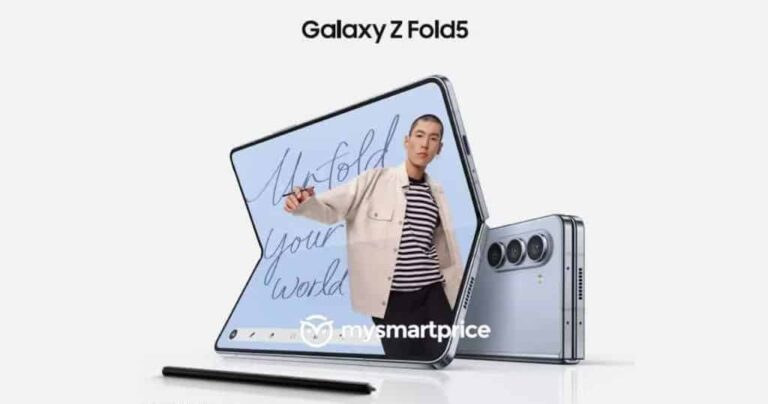 Leaked real-life photos of Galaxy Z Fold 5 show a creased display