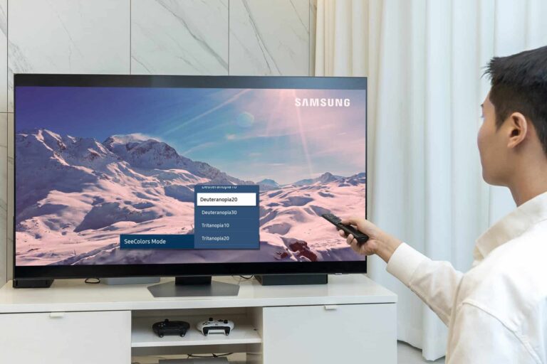 Samsung TVs, monitors get improved color vision accessibility