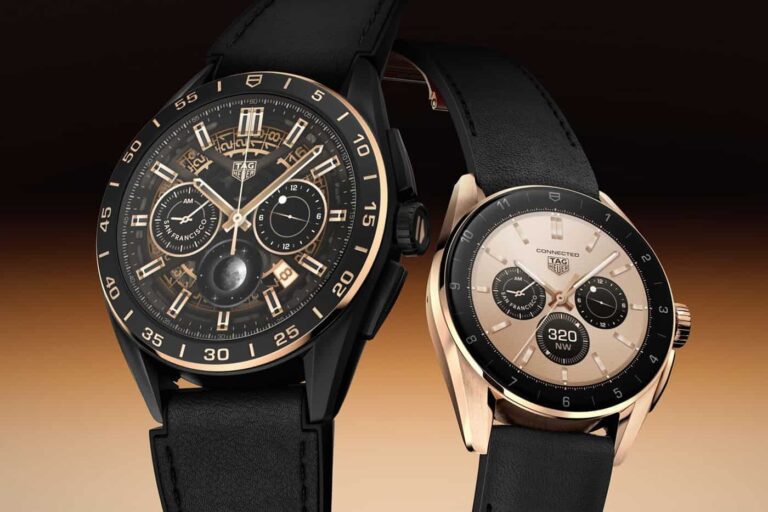 TAG Heuer’s Golden Bright Connected watch brings the glam