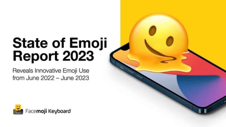 Here is the state of emoji report for 2023 from the Facemoji keyboard