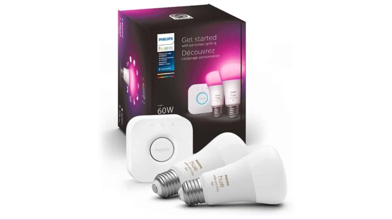 This Philips Hue smart light starter pack is $40 for Amazon Prime Day