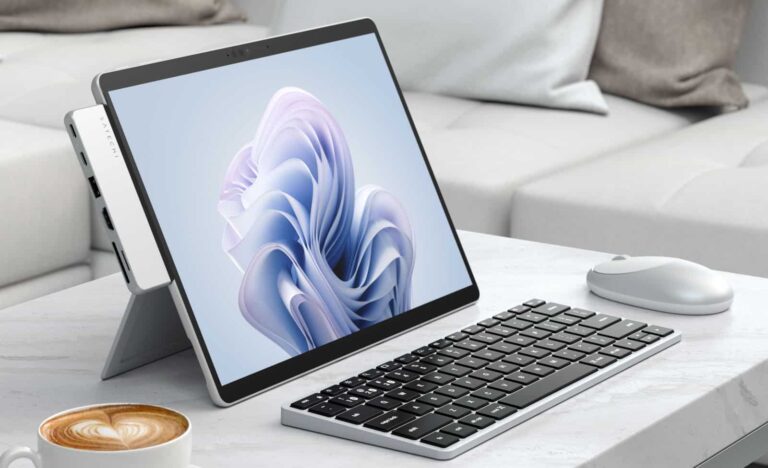 Make up for the Surface Pro 9’s lack of ports with a Satechi hub