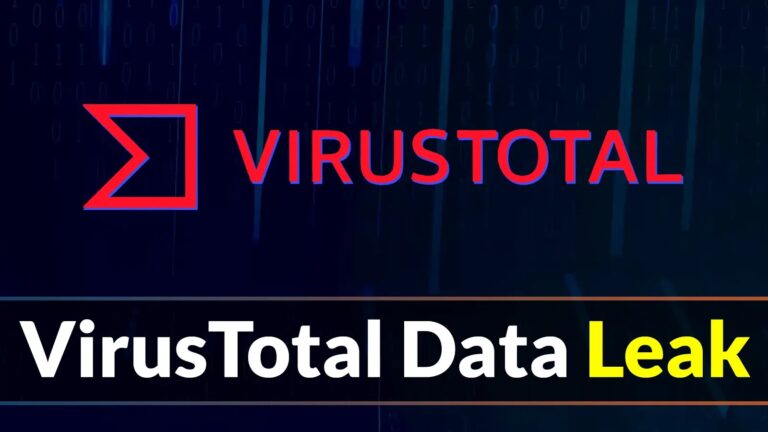 Sensitive Information of VirusTotal Users Exposed in Data Leak