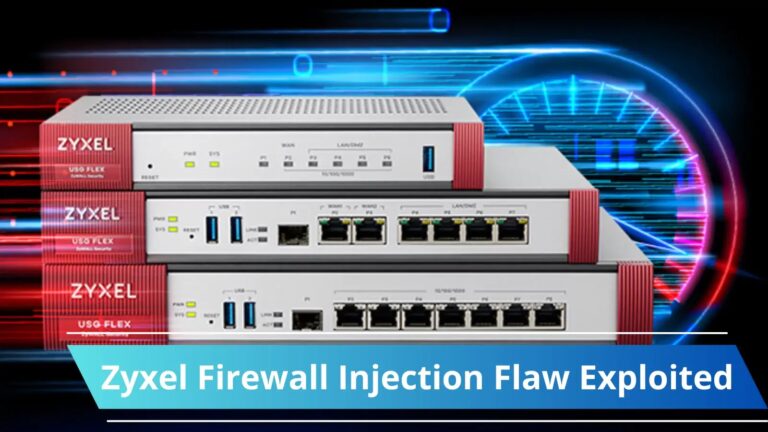 Critical Zyxel Firewall Injection Flaw Exploited