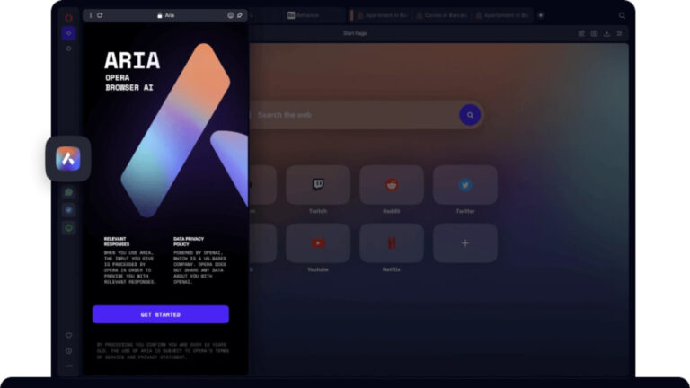 Opera brings its Aria in-browser AI to iOS devices