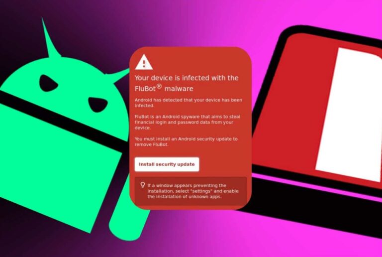 Android flubot malware installs itself by faking security update