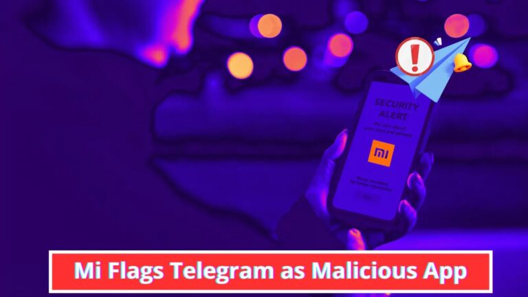 Xiaomi Mi Phones Flags Telegram as Malicious App