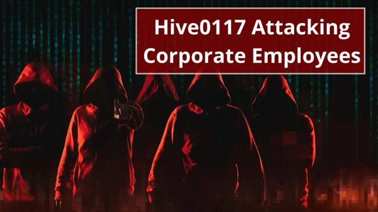 Hive0117 Group Attacking Employees of significant industries