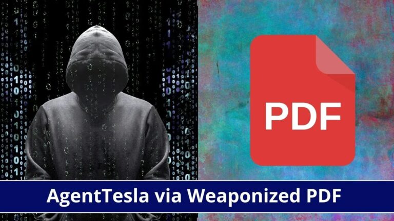 AgentTesla Stealer Delivered Via Weaponized PDF and CHM Files