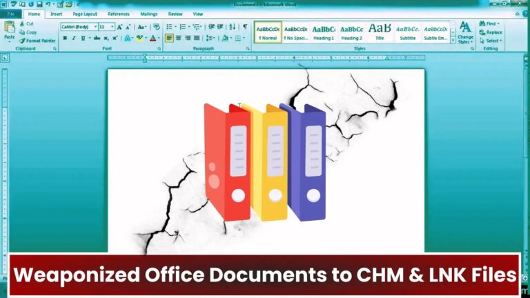 Hackers Switch Weaponized Office Document to CHM & LNK Files