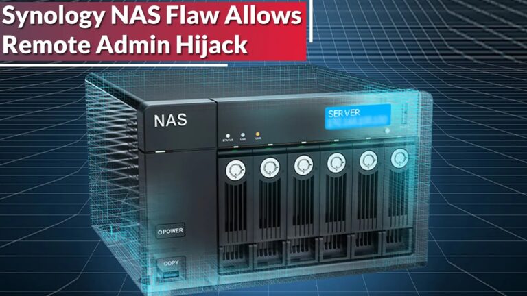 Synology NAS System Flaw Let Attackers Hijack Admin Account