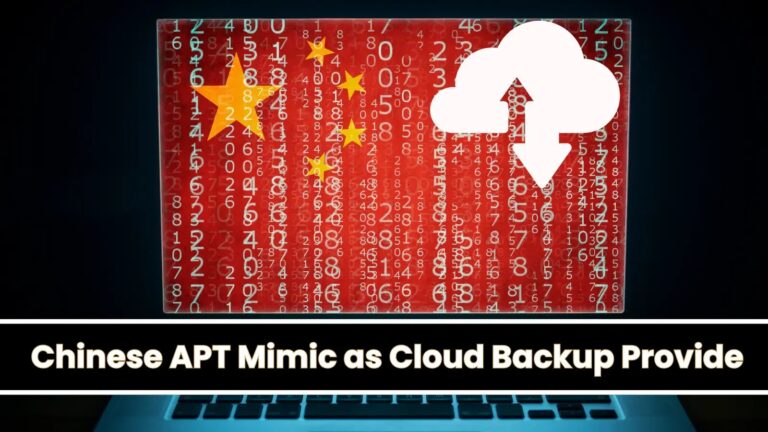 Chinese APT Infrastructure Mimics Cloud Backup Services