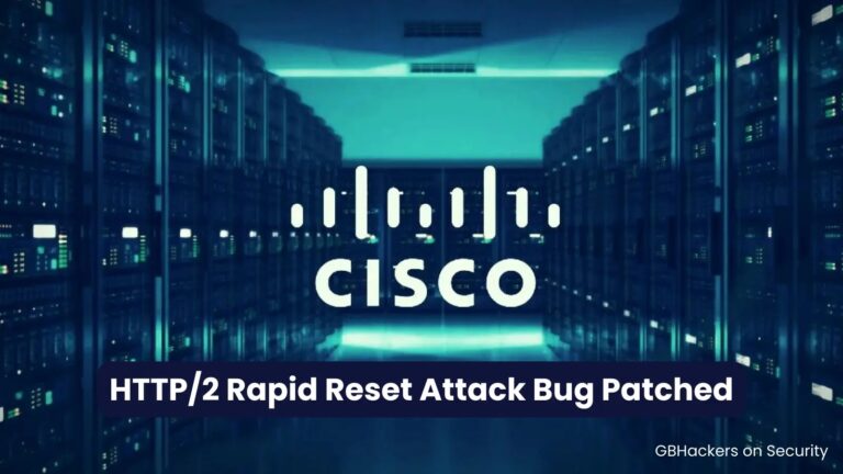 Cisco Patched Products Vulnerable to HTTP/2 Rapid Reset Attack