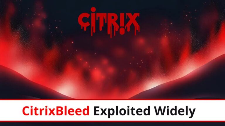 CitrixBleed vulnerability exploited by a ransomware gang