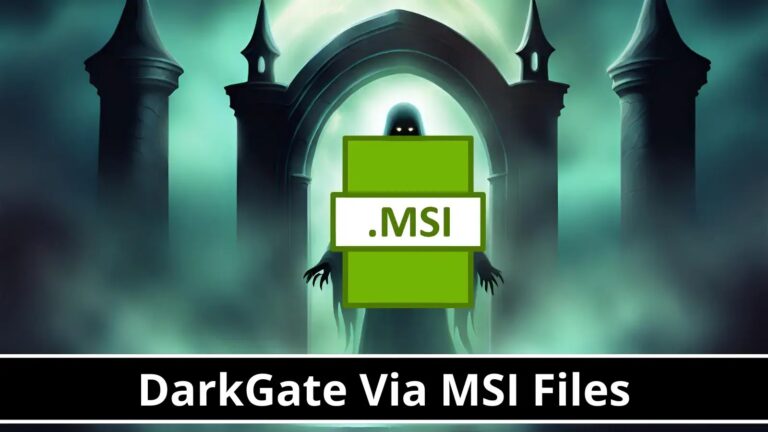 DarkGate, Which Abused Microsoft Teams, Leverages MSI Files