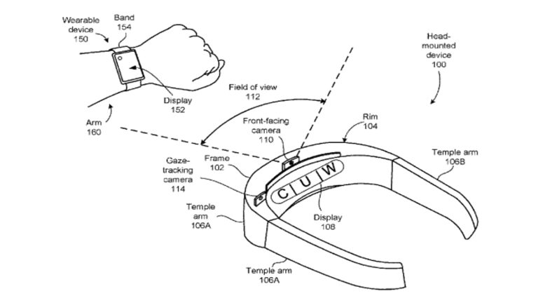 Potential Google Glass 3 camera patent shows Pixel Watch compatibility