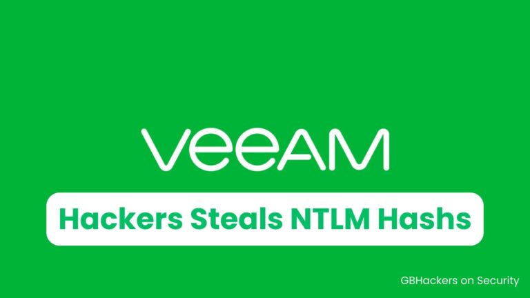 Veeam Critical Bug Let Attackers Steal NTLM Hashes