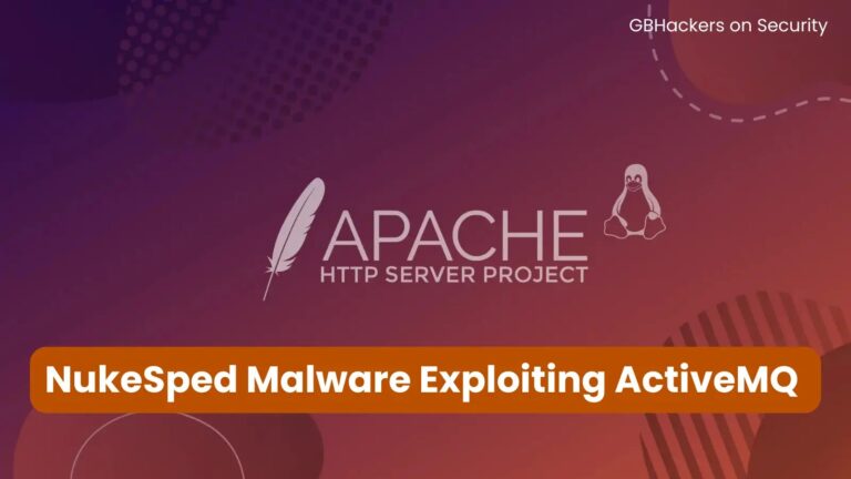 NukeSped Malware Exploiting Apache ActiveMQ Vulnerability