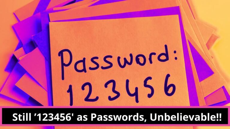 ‘123456’ Crackable in seconds, 2023’s Most Prevalent Password