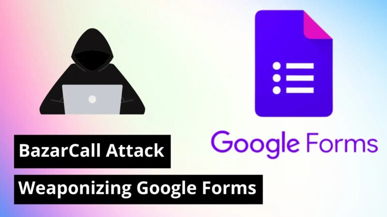 BazarCall Attack Weaponizing Google Forms to Appear Legitimate