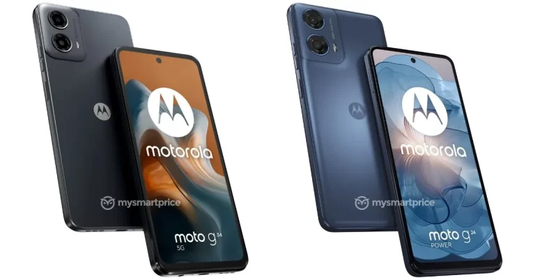 Moto G24 Power, Moto G34 spotted in leaked renders and video