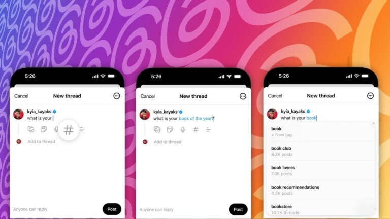 Threads rolls out “Tags”, its own simplified version of hashtags
