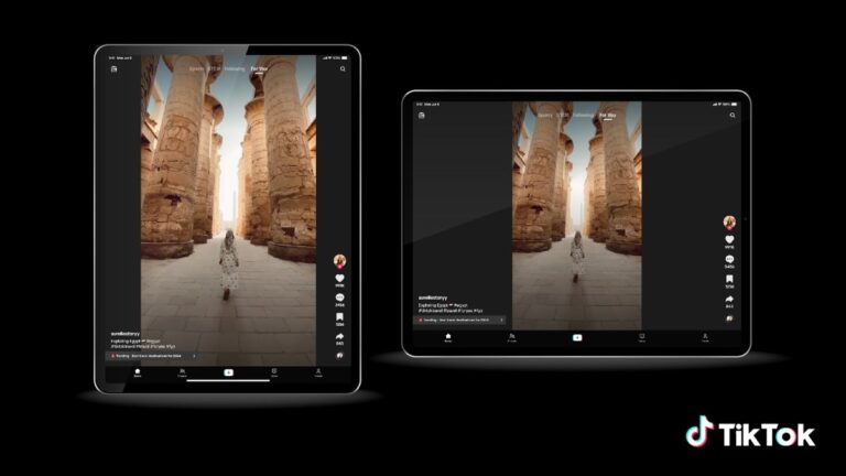 TikTok optimizes its mobile app for foldables and tablets