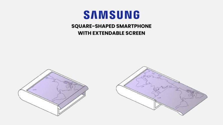 Samsung patent shows a smartphone with extendable display