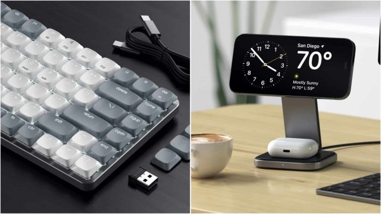 Satechi intros Slim Mechanical Keyboard & Qi2 Wireless Charging Stands