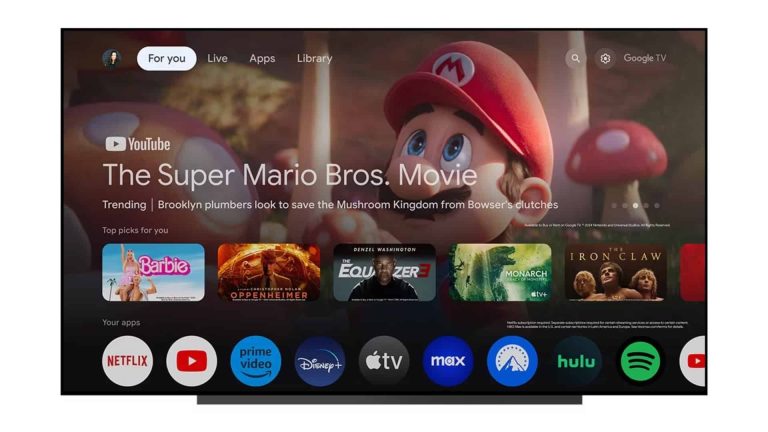 Google TV gets a homescreen redesign with circular icons and more