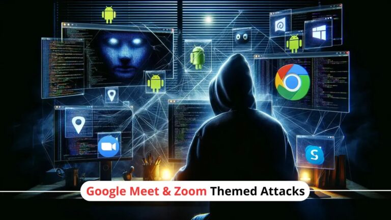 Hackers use Zoom & Google Meet Lures to Attack Android & Windows