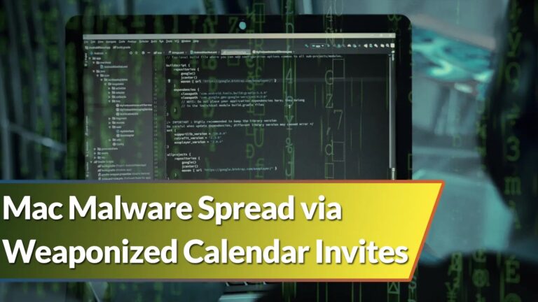 Hackers Install macOS Malware Via Weaponised Calendar Invites