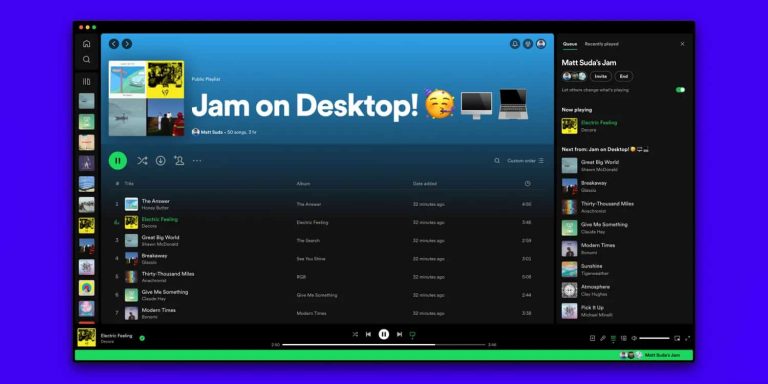 Spotify brings its Jam feature to desktop